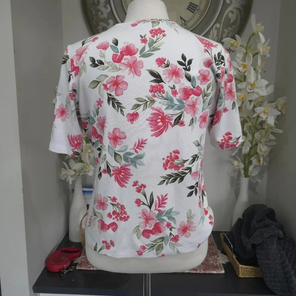 Floral Blouse Karen Scott - Picture 5 of 9